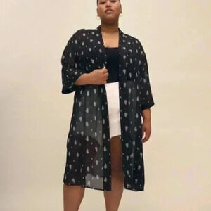Penningtons  *NEW With Tags - Printed Bracelet-Sleeve Kimono Size 2/3